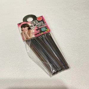 flat black bobby pins